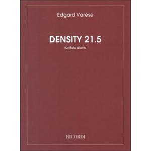 楽譜　ヴァレーズ／無伴奏フルートのための音楽「密度21.5」（フルート・ソロ／輸入楽譜（T））