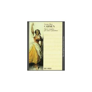 楽譜　ビゼー／歌劇「カルメン」（歌詞：フランス語）（ヴォーカル・スコア／輸入楽譜（T））