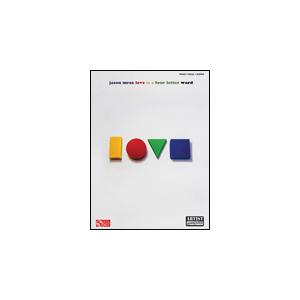 楽譜  ジェイソン・ムラーズ/ラヴ・イズ・ア・フォー・レター・ワード(【1319795】/02502...