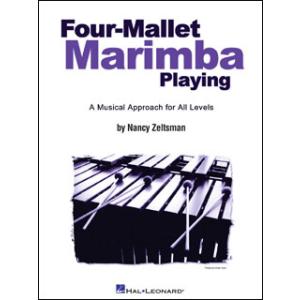 楽譜　ナンシー・ゼルツマン／4本のマレットによるマリンバ演奏教本(06620055／マレットによるマ...