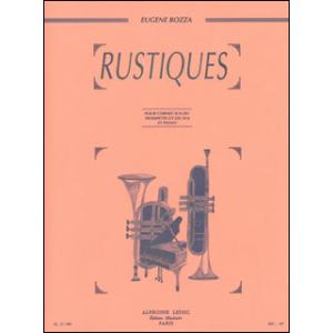 楽譜　ボザ／ルスティーク（田舎者）(AL21586／トランペットとピアノ（トランペット・ソロ譜はin...