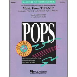 楽譜　ジェームズ・ホーナー／「タイタニック」メドレー（弦楽四重奏）(04490088／弦楽四重奏（ヴ...