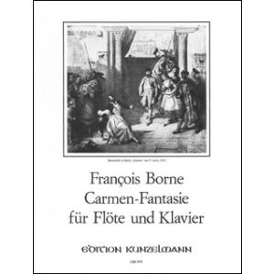 楽譜　ビゼー／カルメン幻想曲（GM890／フルートとピアノ／輸入楽譜（T））