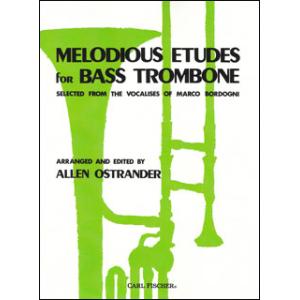 楽譜　オストランダー／バス・トロンボーンのためのメロディアス・エテュード（ボルドーニのヴォカリーズに...