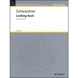 楽譜　シュワントナー／回想（ルッキング・バック）(49017758／ED30027／フルート・ソロと...