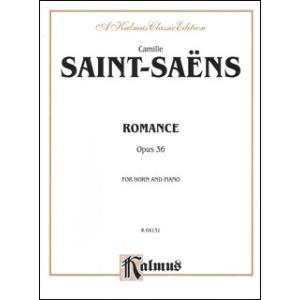 楽譜　サン=サーンス／ロマンス Op.36(K04131／ホルンとピアノ（ソロ譜はin F管用）／輸...