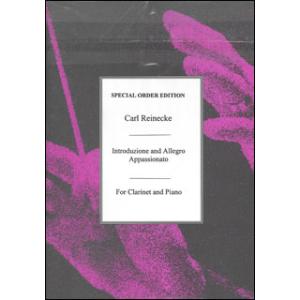 楽譜　ライネッケ／序奏とアレグロ・アパッショナート(BOE003837／クラリネットとピアノ／輸入楽...