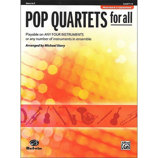 楽譜　ポピュラー　四重奏曲集（F Horn用）(30715／アンサンブル／（Pop Quartets...