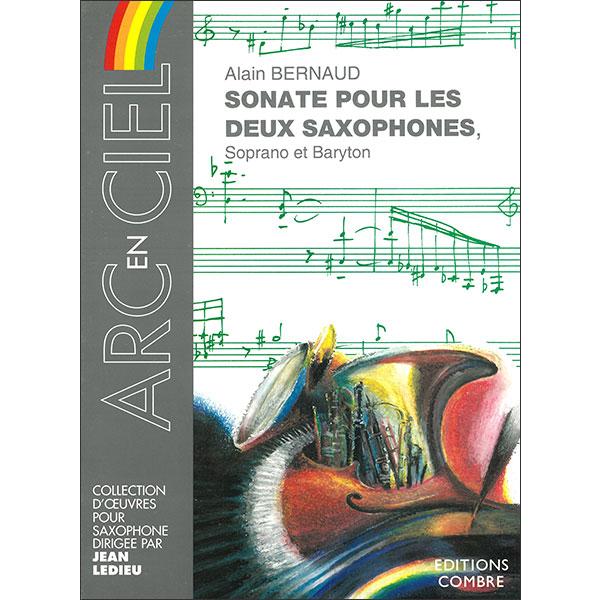 楽譜　ベルノー／2つのサクソフォンのためのソナタ(C06120／サクソフォン2重奏（ソプラノ＆バリト...