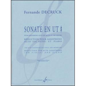 楽譜　デュクリュック／ソナタ 嬰ハ調 【Alto Sax ＆ Piano】(CC2888／アルト・サ...