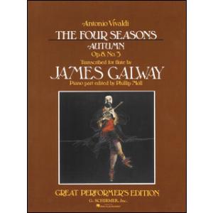 楽譜　ヴィヴァルディ／四季より「秋」　【フルートとピアノ】（50506770／フルートとピアノ／輸入...