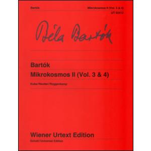 楽譜　バルトーク／ミクロコスモス 第2集 (第3巻＆第4巻)（UT 50412／ピアノ教本・曲集（※...