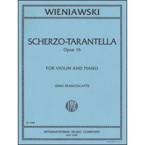 楽譜　ヴィエニャフスキ／スケルツォ・タランテラ Op. 16(2288／ヴァイオリンとピアノ／輸入楽...