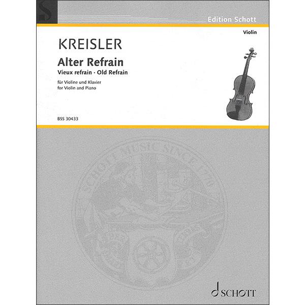 楽譜　クライスラー／古いリフレイン【ViolinとPiano】(【270424】／BSS30433／...
