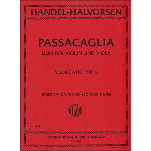 楽譜　ハルヴォルセン／ヘンデルの主題によるパッサカリア 【Violin＆Viola】(【1787573】／3362／ヴァイオリンとヴィオラ／輸入楽譜（T）)｜gakufunets