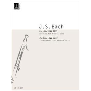 楽譜　J.S. バッハ／パルティータ BWV 1013 【Bassoon Solo】(【106228...