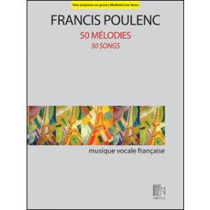 楽譜　プーランク／50の歌曲集 （中・低声用）(【2122277】／DF01640400／50601...
