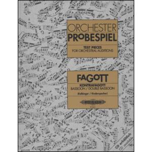 楽譜　ファゴットのためのオーケストラスタディ集(【1130866】／EP8662／ドイツ・オーケスト...