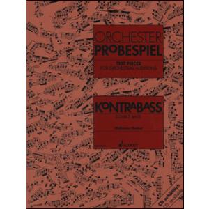 楽譜  オーケストラ・スタディ:コントラバス(オーケストラ作品の抜粋練習曲集)(ドイツ・オーケストラ...