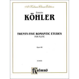 楽譜 ケーラー／25のロマンティックな練習曲 作品66 ／輸入楽譜)