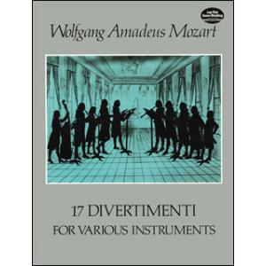 楽譜　モーツァルト／17のディヴェルティメント(【647552】／06-238628／オーケストラ・...