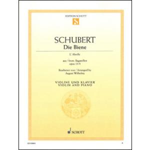 楽譜　シューベルト／蜜蜂 (「12のバガテル 作品13」より第9曲)(ヴァイオリン＆ピアノ／輸入楽譜（T）)