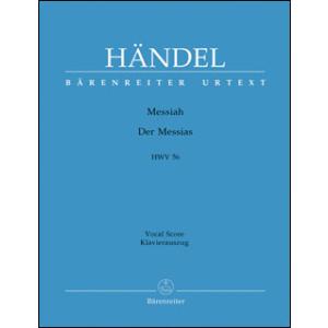 楽譜　ヘンデル／オラトリオ「メサイア HWV 56」(ヴォーカル・スコア (英語/独語)／輸入楽譜（...
