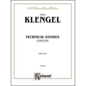 楽譜　クレンゲル／技術的練習曲(【156396】／K02186／チェロ教本／輸入楽譜（T）)｜gakufunets