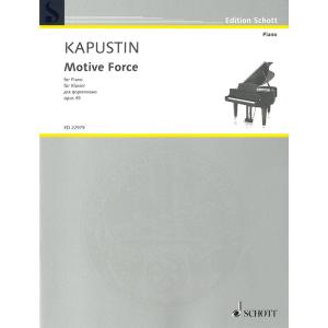 楽譜　カプースチン／モティーヴ・フォース 作品45(【2159406】／ED 22979／49045...