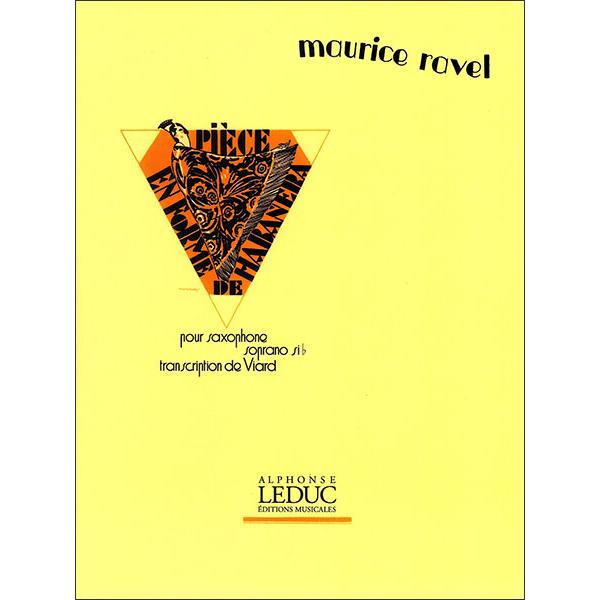 楽譜　ラヴェル／ハバネラ形式による小品 【S.Sax＆Piano】(【1031033】／AL1767...