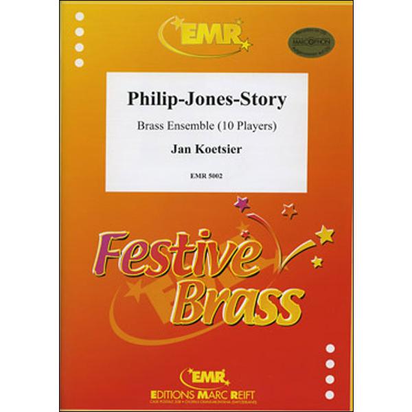 楽譜　クーツィール／フィリップ・ジョーンズの物語(【188297】／EMR5002／金管10重奏／輸...