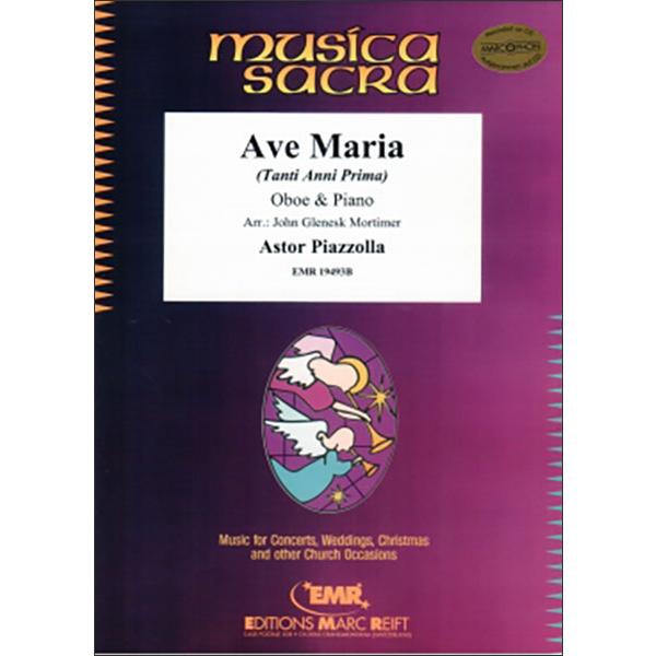 楽譜　ピアソラ／アヴェ・マリア (タンティ・アンニ・プリマ) 【Oboe＆Piano】(【21665...