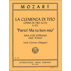 楽譜　モーツァルト／私は行くが、君は平和に （行こう、だが愛しい人よ） （オペラ「皇帝ティートの慈悲」より）(歌とピアノ／輸入楽譜（T）)