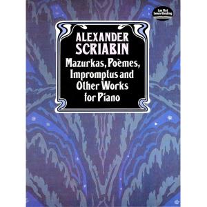 楽譜  スクリャービン/マズルカ、詩曲、即興曲およびその他のピアノ作品集(GYP00073996/26555-2/ピアノ・ソロ/輸入楽譜(Y))