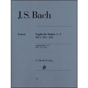 楽譜　バッハ J. S.／イギリス組曲 BWV 806-808（原