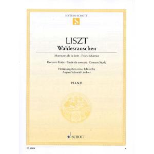 楽譜　リスト／2つの演奏会用練習曲より 森のささやき（輸入楽譜）