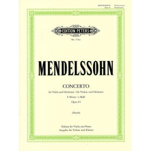 楽譜 メンデルスゾーン／ヴァイオリン協奏曲 ホ短調 作品64
