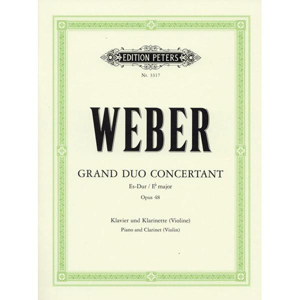 楽譜  ウェーバー/大二重協奏曲 Op.48(GYW00072864/3317/クラリネット/輸入楽...