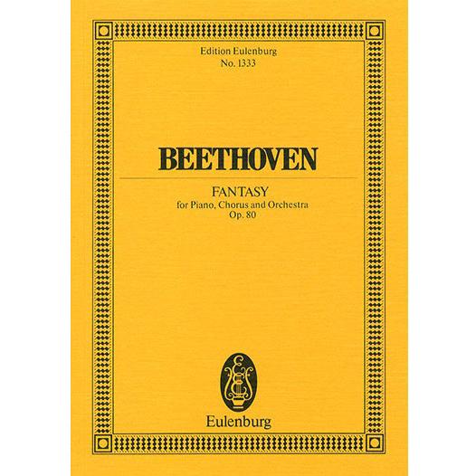 楽譜　ベートーヴェン／合唱幻想曲 Op.80（輸入楽譜）