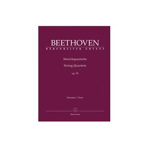 楽譜  ベートーヴェン/弦楽四重奏曲 Op.59/1-3 「ラズモフスキー」(原典版)(GYS00050615/BA9017/室内楽パート譜セット