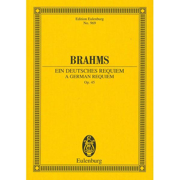 楽譜  ブラームス/ドイツ・レクイエム Op.45(GYA00073096/ETP969/スコア オ...