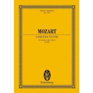楽譜　モーツァルト／「コシ・ファン・トゥッテ」序曲 KV 588（輸入楽譜）