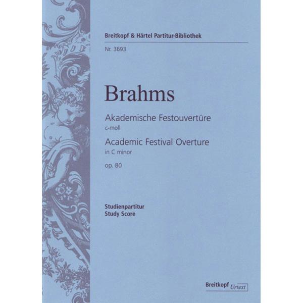 楽譜　ブラームス／大学祝典序曲 Op.80（輸入楽譜）