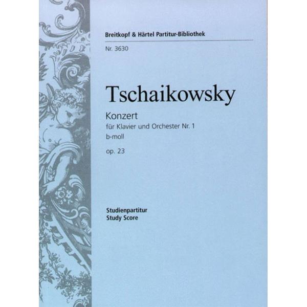 楽譜　チャイコフスキー／ピアノ協奏曲 第1番 変ロ短調 Op.23（輸入楽譜）