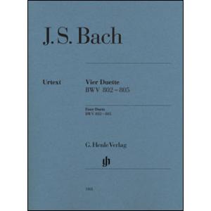 楽譜 バッハ/4つのデュエット(原典版/Steglich編)(運指なし)(GYP00054398/ピアノ・ソロ/輸入楽譜(Y))