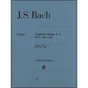 楽譜  バッハ/イギリス組曲 BWV 806-808(原典版/Stegli