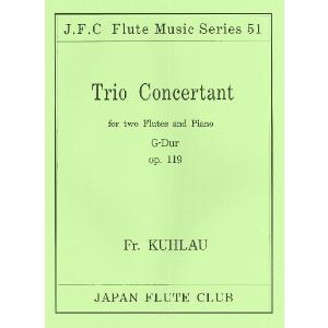 楽譜  クーラウ/トリオ・コンツェルタント(フルートクラブ名曲シリーズ