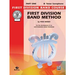 楽譜  F. ウェーバー/ファースト・ディヴィジョン・バンド教本 Part 1(テナー・サックス)/...