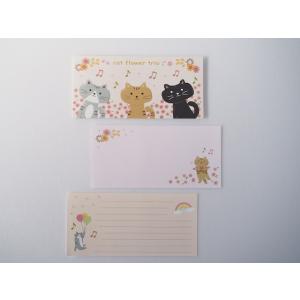 NL134 一筆箋 フラワー(【719】 18枚入(2柄×9枚) サイズ:横166×縦80mm)