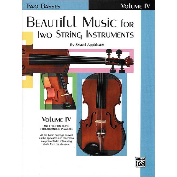 楽譜  2本の弦楽器のための美しい小品集 第4巻 【コントラバス二重奏】(【21528】/EL022...